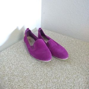 Michael Michael Kors Fuchsia Suede Loafers